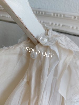 画像6: アンティークレースベビーケープ