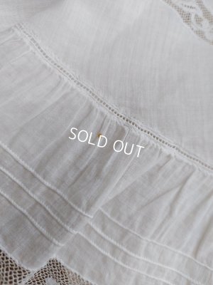 画像9: アンティークレースベビーケープ