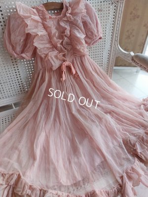 画像2: アンティークチュールのふわふわドレス