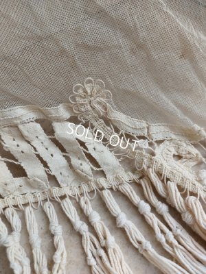 画像2: アンティークレースカーテン