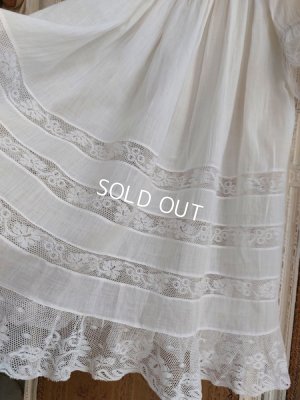 画像2: アンティークレースドレス