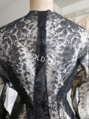 画像13: アンティーク総レースボディス