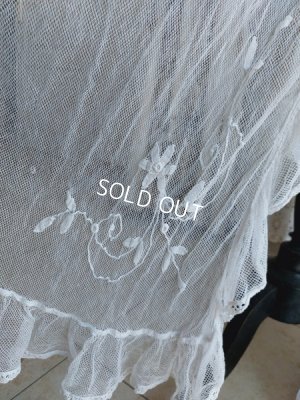 画像7: アンティーク天蓋レースカーテン