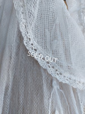 画像8: アンティーク天蓋レースカーテン