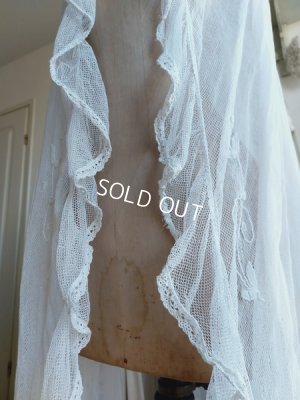画像4: アンティーク天蓋レースカーテン