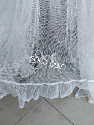 画像10: アンティーク天蓋レースカーテン