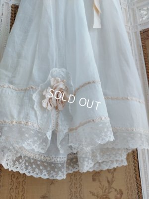 画像5: アンティーク洗礼式用ベビードレス