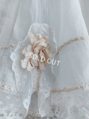 画像6: アンティーク洗礼式用ベビードレス