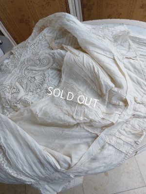 画像15: アンティークレースボディス