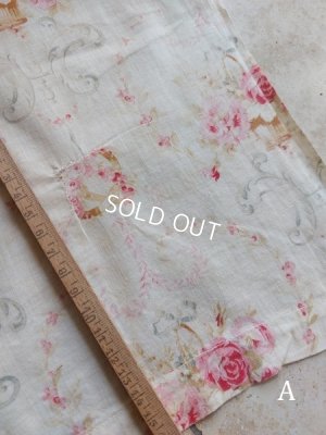 画像13: アンティークフレンチ花柄カーテン