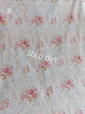 画像20: アンティークフレンチ花柄カーテン