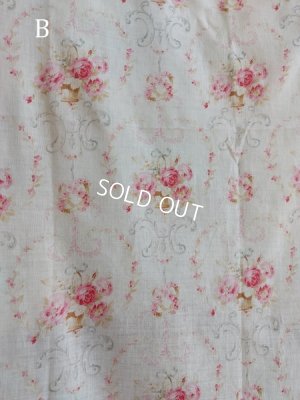 画像23: アンティークフレンチ花柄カーテン