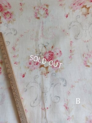 画像30: アンティークフレンチ花柄カーテン