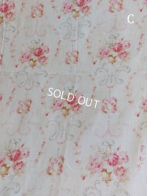 画像36: アンティークフレンチ花柄カーテン