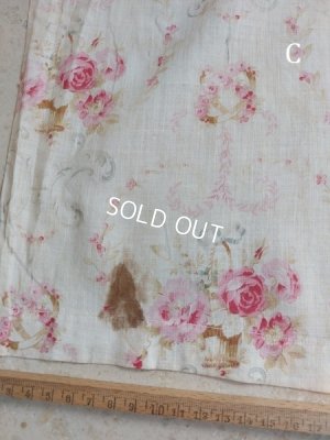 画像40: アンティークフレンチ花柄カーテン