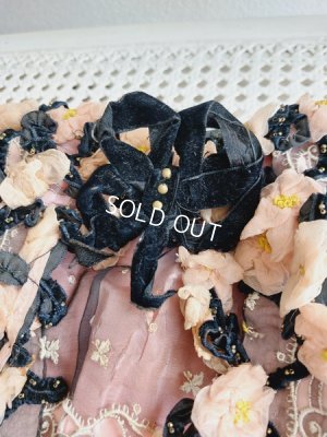 画像4: 布花装飾アンティークボディス