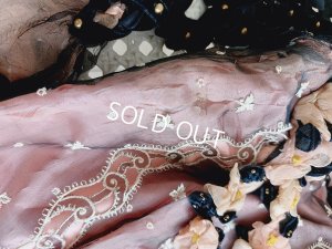 画像21: 布花装飾アンティークボディス