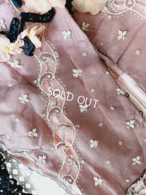 画像17: 布花装飾アンティークボディス