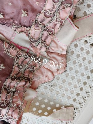 画像15: 布花装飾アンティークボディス