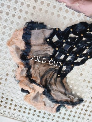 画像10: 布花装飾アンティークボディス