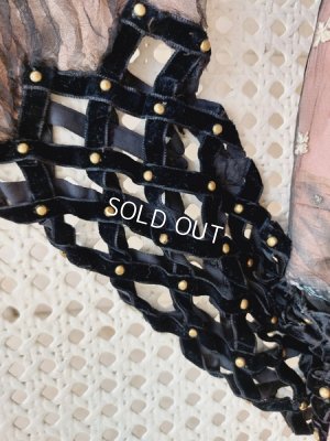 画像9: 布花装飾アンティークボディス