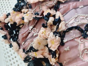 画像20: 布花装飾アンティークボディス