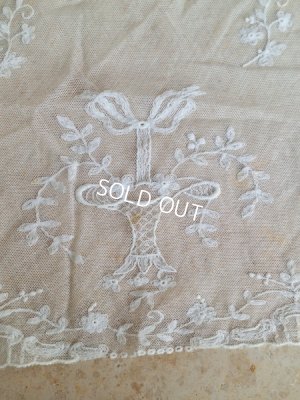 画像6: アンティークノルマンディレースベッドスプレッド