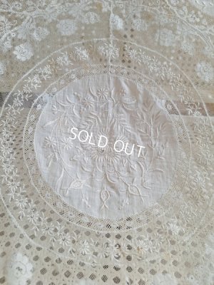 画像7: アンティークノルマンディレースベッドスプレッド