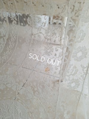 画像9: アンティークノルマンディレースベッドスプレッド