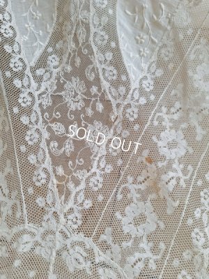 画像14: アンティークノルマンディレースベッドスプレッド