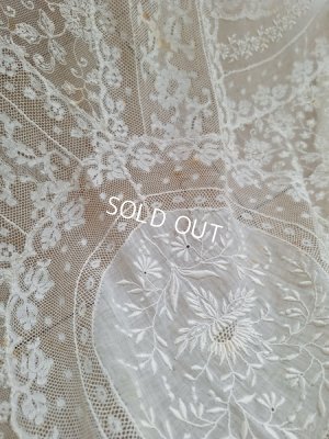 画像18: アンティークノルマンディレースベッドスプレッド