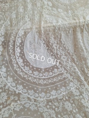 画像20: アンティークノルマンディレースベッドスプレッド