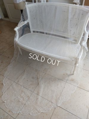 画像2: アンティークレースベール