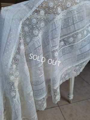 画像10: アンティークレースクロス