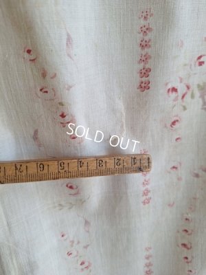 画像20: アンティークローズガーランド柄カーテン