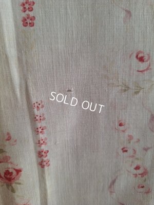 画像14: アンティークローズガーランド柄カーテン