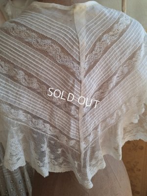 画像8: アンティークレースショール