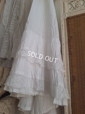 画像2: アンティークウエディングドレスペチコート