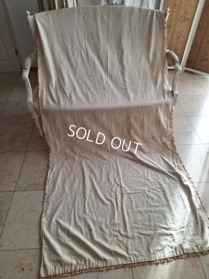 画像2: アンティークローズ柄フレンチカーテン