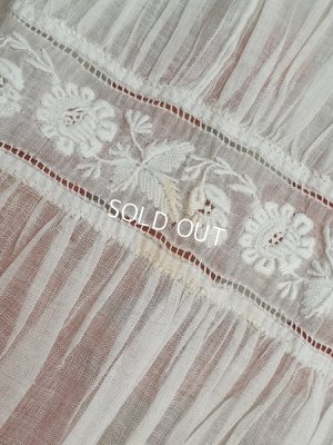 画像9: アンティークレースベビードレス