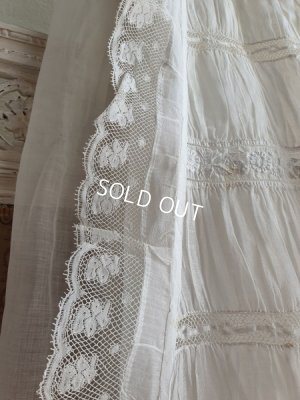 画像8: アンティークレースベビードレス