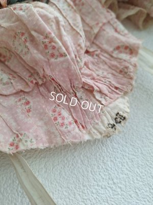 画像9: アンティークフレンチフローラル柄ボディス