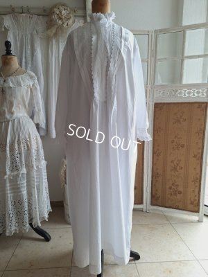 画像12: アンティークリネンナイトドレス