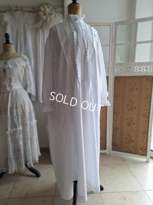 画像11: アンティークリネンナイトドレス