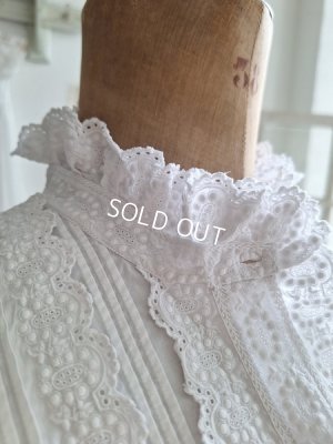 画像2: アンティークリネンナイトドレス