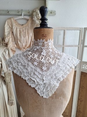 画像11: アンティークレース付け襟