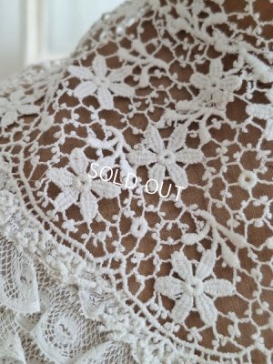 画像2: アンティークレース付け襟