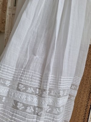 画像20: アンティーク洗礼式用ベビードレス