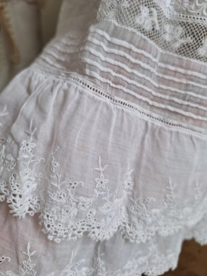 画像15: アンティーク洗礼式用ベビードレス