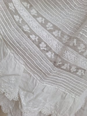 画像14: アンティーク洗礼式用ベビードレス